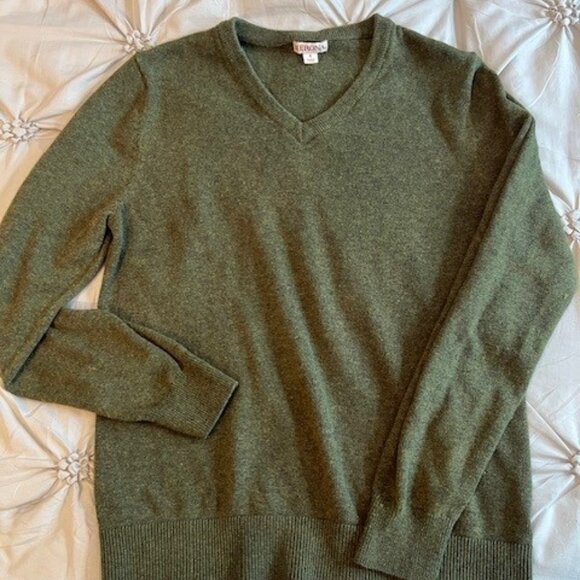 Merona Men`s V-Neck Sweater Size S Casual Cozy Knitwear - Picture 1 of 3